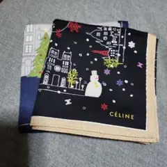 FURLA CÉLINE クリスマスハンカチ2枚セット