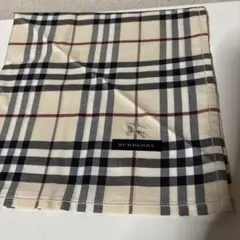 BURBERRY チェック柄 ハンカチ 綿100% 日本製