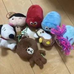 セサミストリート ぬいぐるみセット ツムツムシリーズユニバーサルスタジオ7個