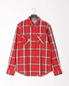50%OFF REPLAY RED/WHITE/BLACK CHECK シャツ