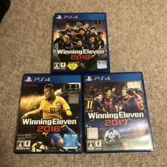 PS4Winning Eleven 2018, 2017, 2016 3本セット