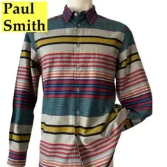 Paul Smith PS マルチカラー ストライプ 長袖シャツ