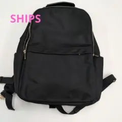 SHIPS AGS リュック バックパック レディース　ブラックのサムネイル