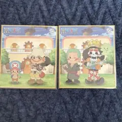 ONE PIECE FUJIYAコラボ　ミニ色紙　2種