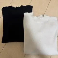 NATURALBEAUTYBASIC Mサイズ 長袖ニットセーター 2色セット