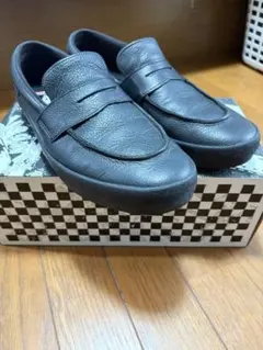 VANSスケートローファー　ブラック　レザー　29cm 美品