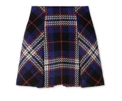 snidel スナイデル ロービングチェックミニスカート ネイビー NVY 0