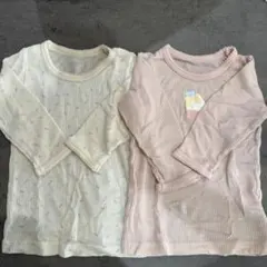 バースデイ　futafuta ベビー長袖シャツ 2枚セット 80サイズ