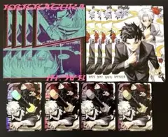 最強ジャンプ 1月号 カグラバチ ポストカード 2種 ユニオンアリーナ 各4枚