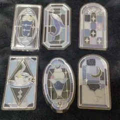 ステンドグラス風 フレークシール コラージュ 手帳デコ シール帳 おすそ分け