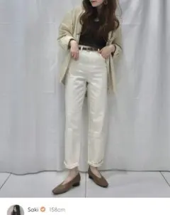 コーディロイ　バンドカラーシャツ　シャツ