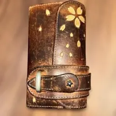 ALZUNI 桜柄　長財布