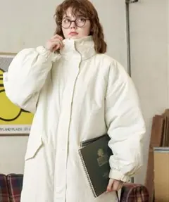 M-65 オーバーサイズナイロンミリタリー中綿ジャケット　ユニセックス