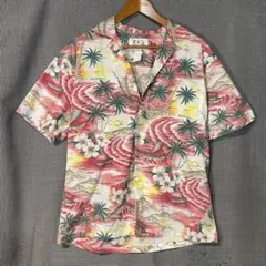 美品 90s ハワイ製 KY'S コットンアロハシャツ ケイズ ビンテージのサムネイル