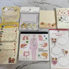 メモ帳 付箋 7点セット ディズニー スヌーピー