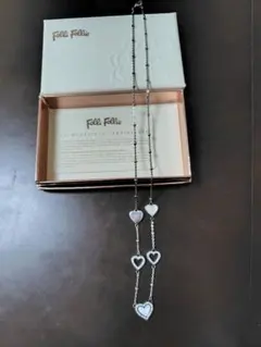 Folli Follie ハートネックレス 認証書付き