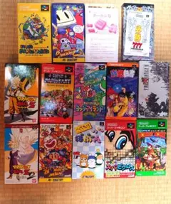 スーパーファミコン　カセット　ソフト　箱のサムネイル