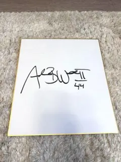 読売ジャイアンツ　アダムウォーカー　直筆サイン色紙