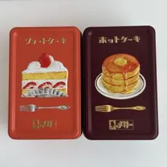 メリーチョコレート　ホットケーキ缶、ショートケーキ缶セットのサムネイル