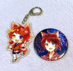 すとぷり 莉犬 缶バッジ キーホルダー