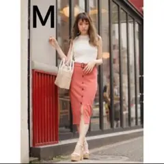 【新品　訳あり】リップサービス フロントボタン スカート 夏 タイトスカート