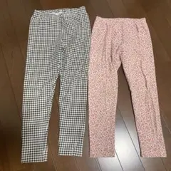 ユニクロ　レギンスパンツ　120 セット