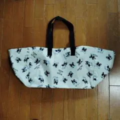 犬のイラスト エコバッグ 大きめ