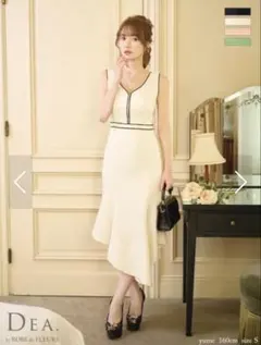 SUGAR DEA. スプリングツイード　マーメイドワンピース