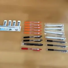 【未使用未開封】ボールペン、シャーペン、カラーペンまとめ売り 17本セット