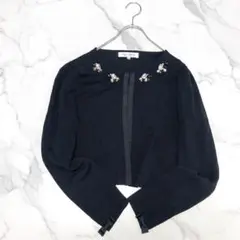 スーパービューティー★ビジュー★カーディガン★リボン★Super Beauty