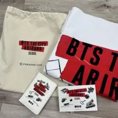 BTS THE CITY ARIRANG パラダイスシティ特典グッズ3点セット - メルカリ