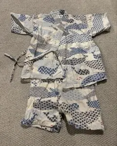 くろわっさん　べべ　甚平　95 綿100%