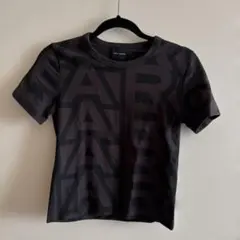MARC JACOBS 総ロゴプリント Tシャツ ブラウン✖️ブラック XSのサムネイル