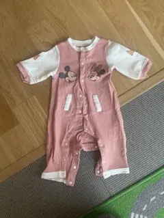 ミッキー ミニー ロンパース 70cm