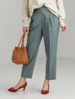 greenlabelrelaxing チンツテーパードパンツ