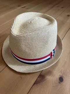 NEW ERA ニューエラ 麦わら ストローハット トリコロール