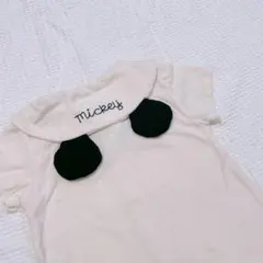 フタフタ futafuta ミッキー  襟付き 2wayロンパース カバーオール