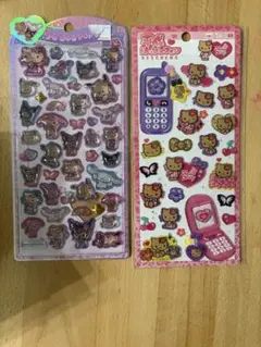 新品　Sanrio サンリオ　うるちゅる　平成はっぴーフォン日焼けキティシール