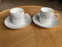 【レア】Wedgwood デミタス　カップ&ソーサーセットDolphins ペア