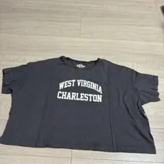 チャオパニックティピー　グレー　アメリカンコットン　半袖Tシャツ　ショート丈のサムネイル