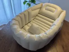 Richell ふかふかベビーバスK ベージュ