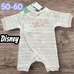 【新品】 50-60 ミニー　ベビー　長袖カバーオール