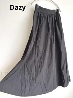 Dazy SHEIN シーイン　ロング フレア スカート　黒　M