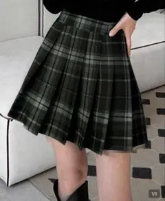 【SHEIN】レディースチェックスカート