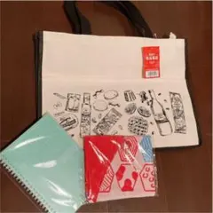 カルディ　トートバッグ　ノート　手拭い　３点セット