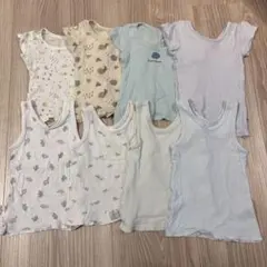 【送料無料】ベビー肌着　半袖　タンクトップ 8枚セット　西松屋　アカチャンホンポ