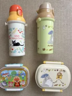 子供　弁当箱＆水筒　まとめ売りのサムネイル