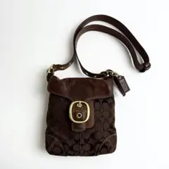 coach soho shoulder bag signature y2k
