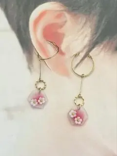 No.120 ハンドメイド　イヤーカフ