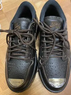 22.5cm ナイキ エアジョーダン1 ブルックリン ロー ブラック/カカオワオ